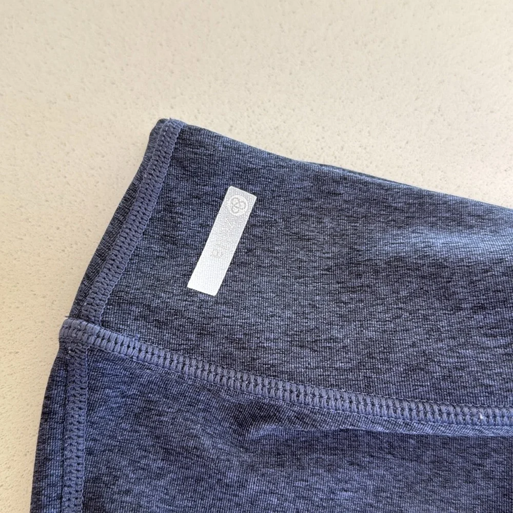 NEW Zella Blue and Black Sheer Leggings